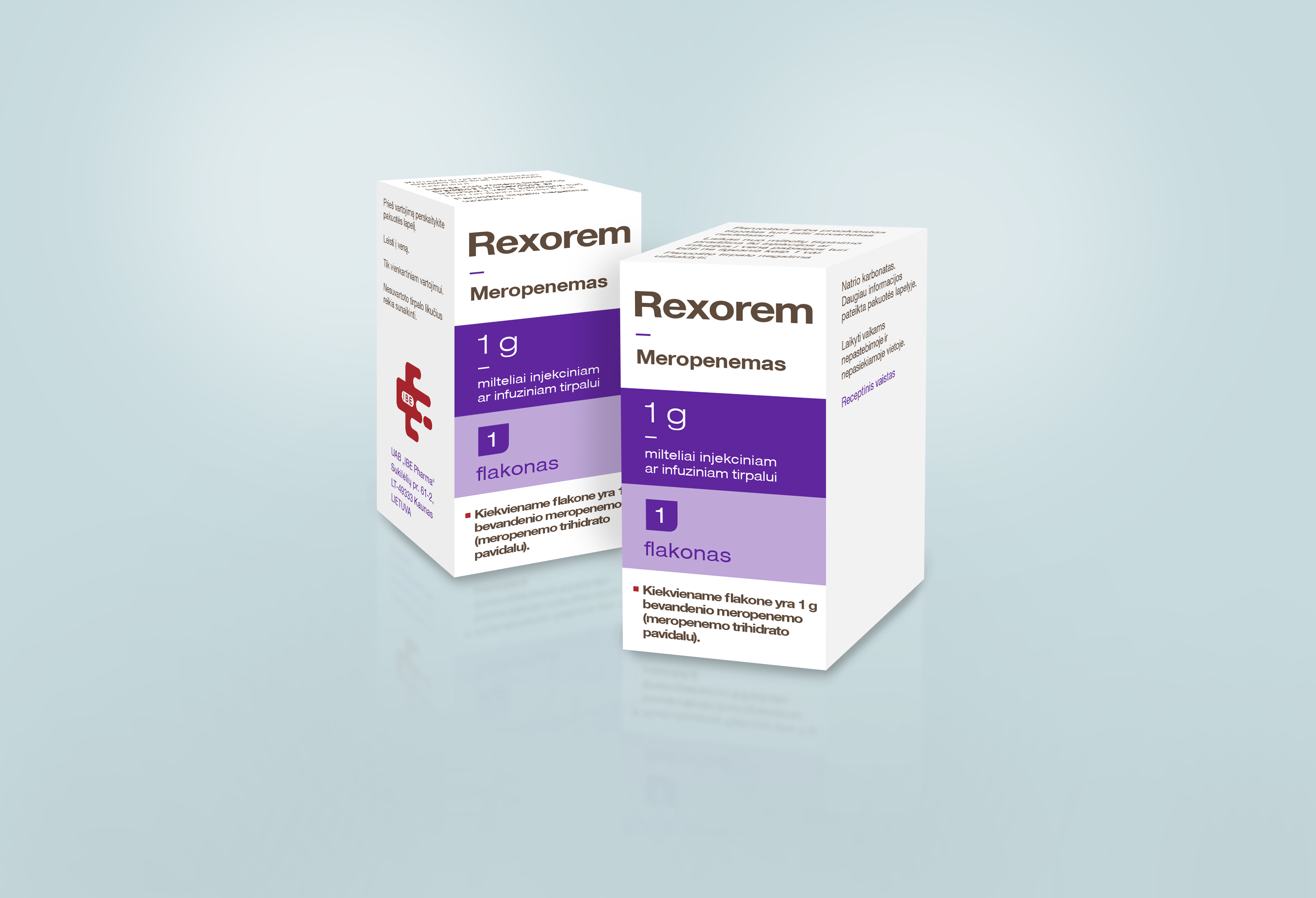 Rexorem (Meropenem) 1000 mg powder for solution for injection/infusion