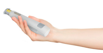 Qfinity™ — the reusable autoinjector that works simply, and simply works.