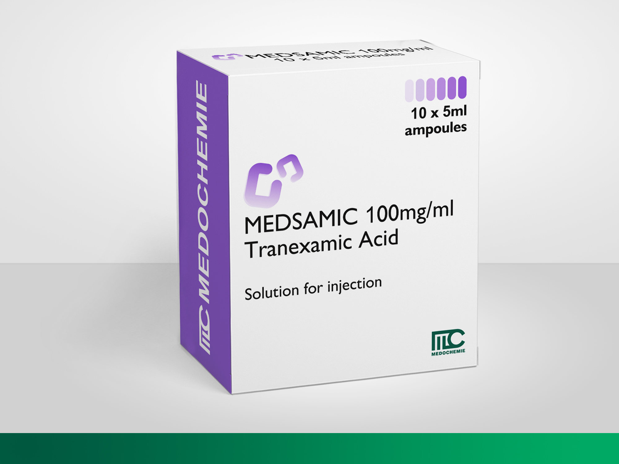 MEDSAMIC, Tranexamic Acid Solution for injection or infusion 100mg/ml ...