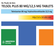 TELSOL PLUS 80MG/12,5MG TABLETS
