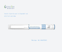 Insulin Injection pen in disposable use with 3 ml cartridge