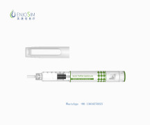 Plastic Insulin pen in disposable use