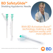 BD SafetyGlide™ Shielding Hypodermic Needle - Making a safe injection easier and more efficient