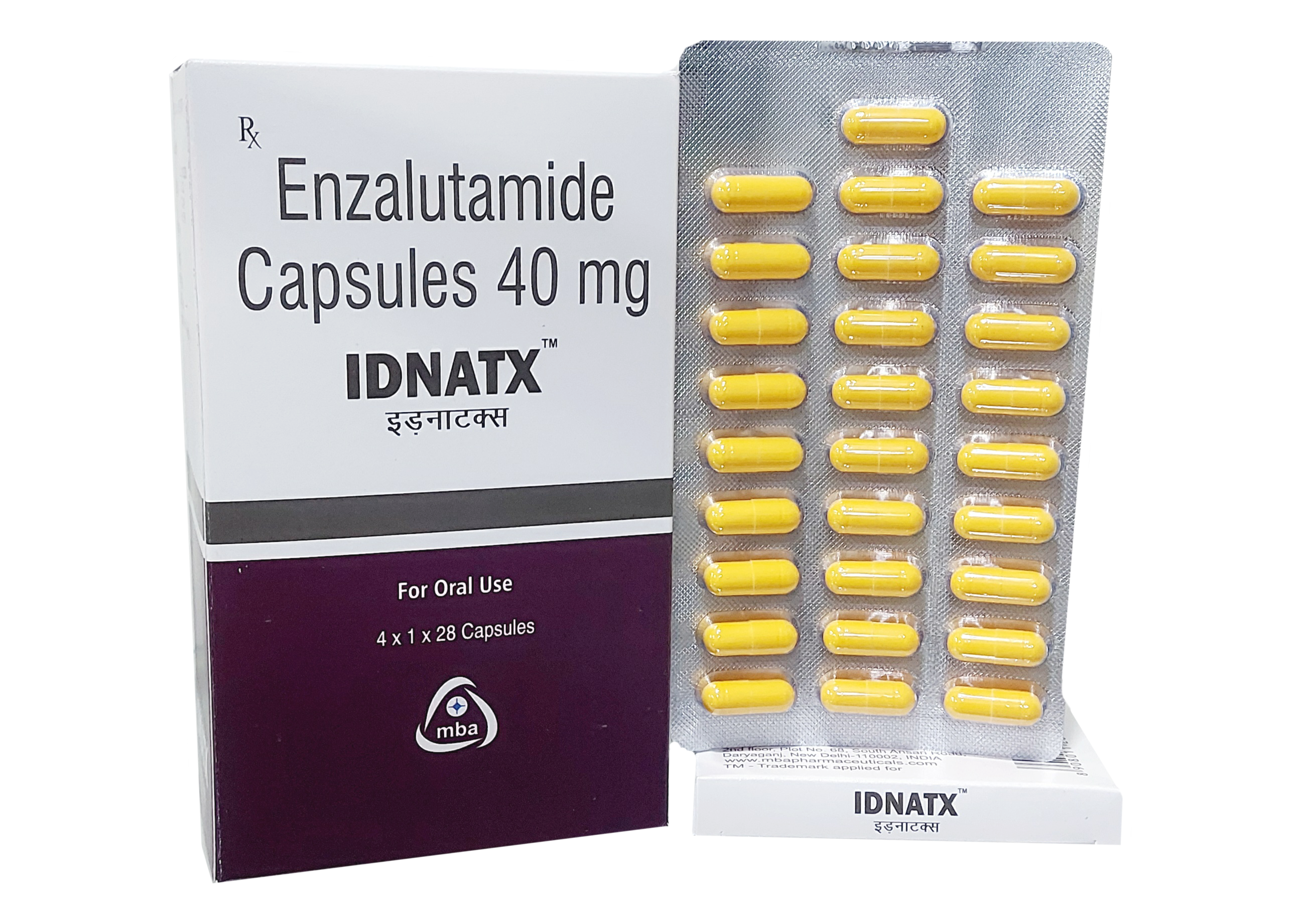 IDNATX 40MG -Enzalutamide Capsules 40mg