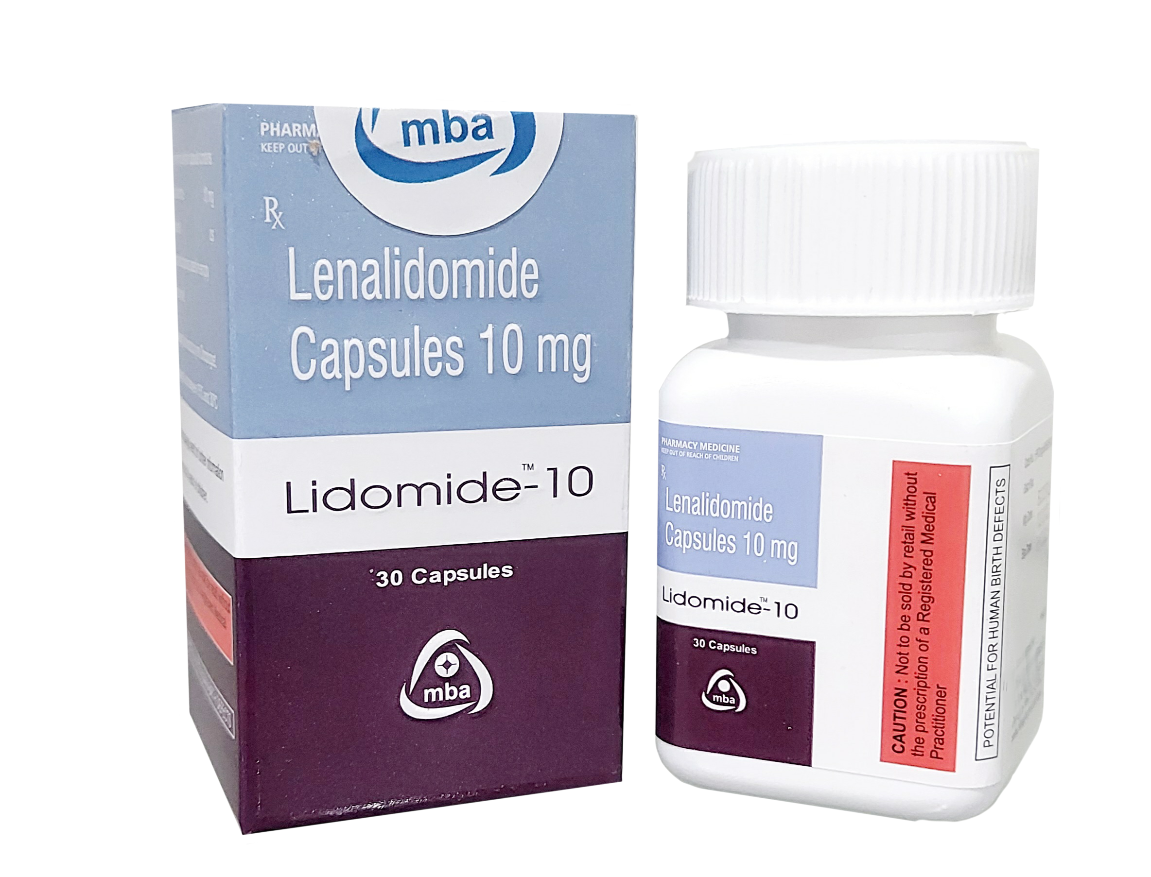 LIDOMIDE -Lenalidomide 10 mg Capsules
