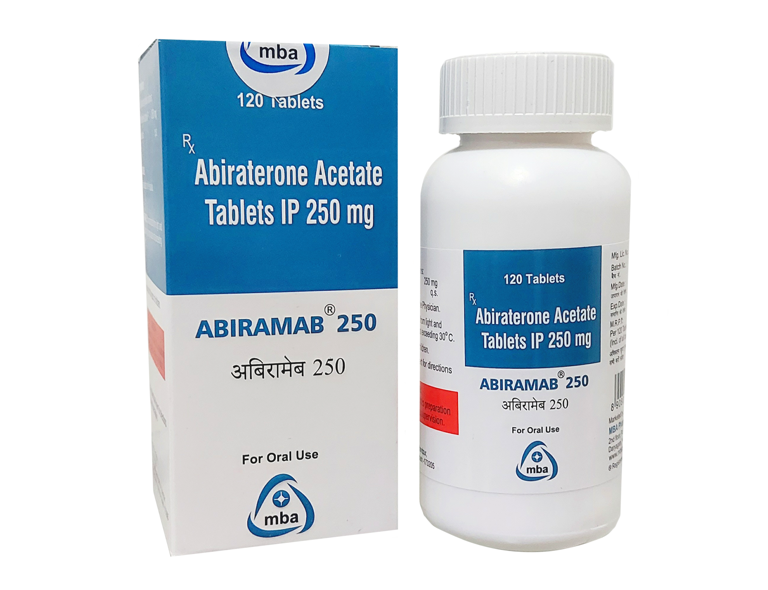 ABIRAMAB 250 - Abiraterone Acetate 250 mg