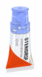 SteriDrop™ tube for preservative-free eye drops