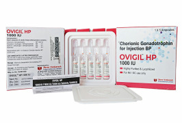 HCG/Chorionic Gonadotrophin for Injection - OVIGIL HP 1000 IU
