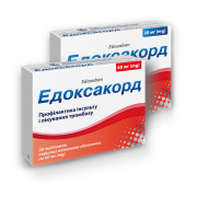 Edoxaban, film-coated tablets 30 mg, 60 mg