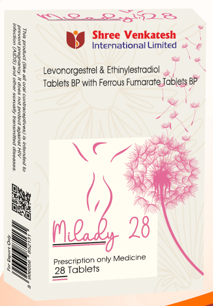 Levonorgestrel & Ethinylestradiol Tablets BP with ferrous fumarate Tablets BP