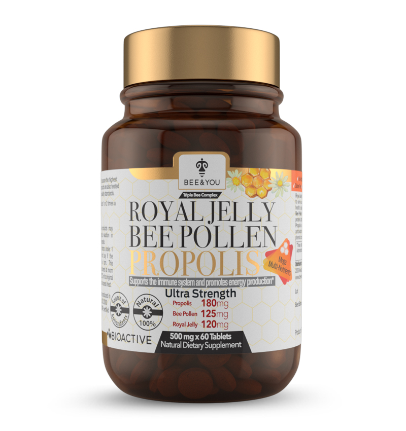 Royal Jelly - Propolis - Bee Pollen Tablets