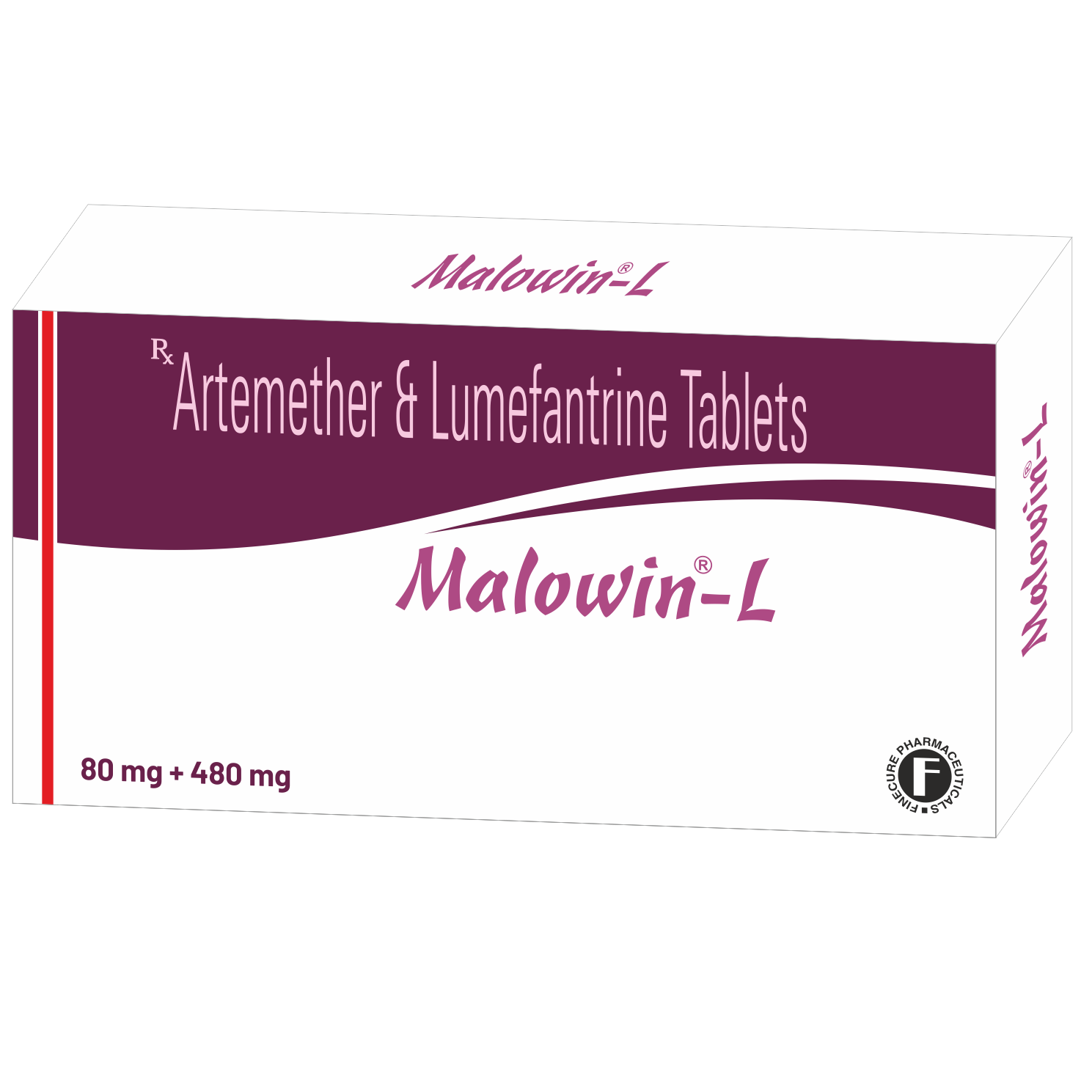 Artemether 20mg / 80mg + Lumefantrine 120mg / 180mg Tablets (Malowin L)