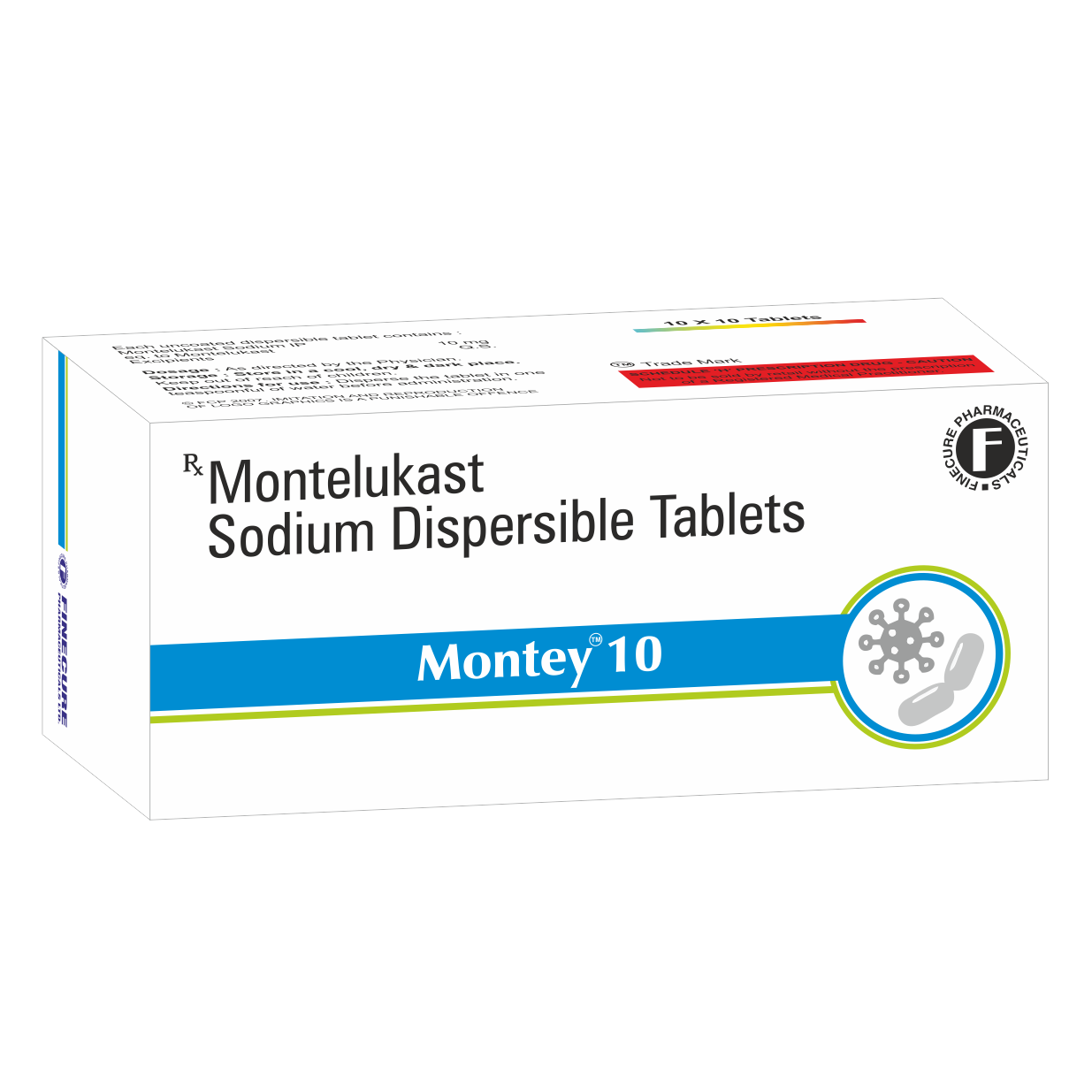 Montelukast 10 mg Tablet (Montey)