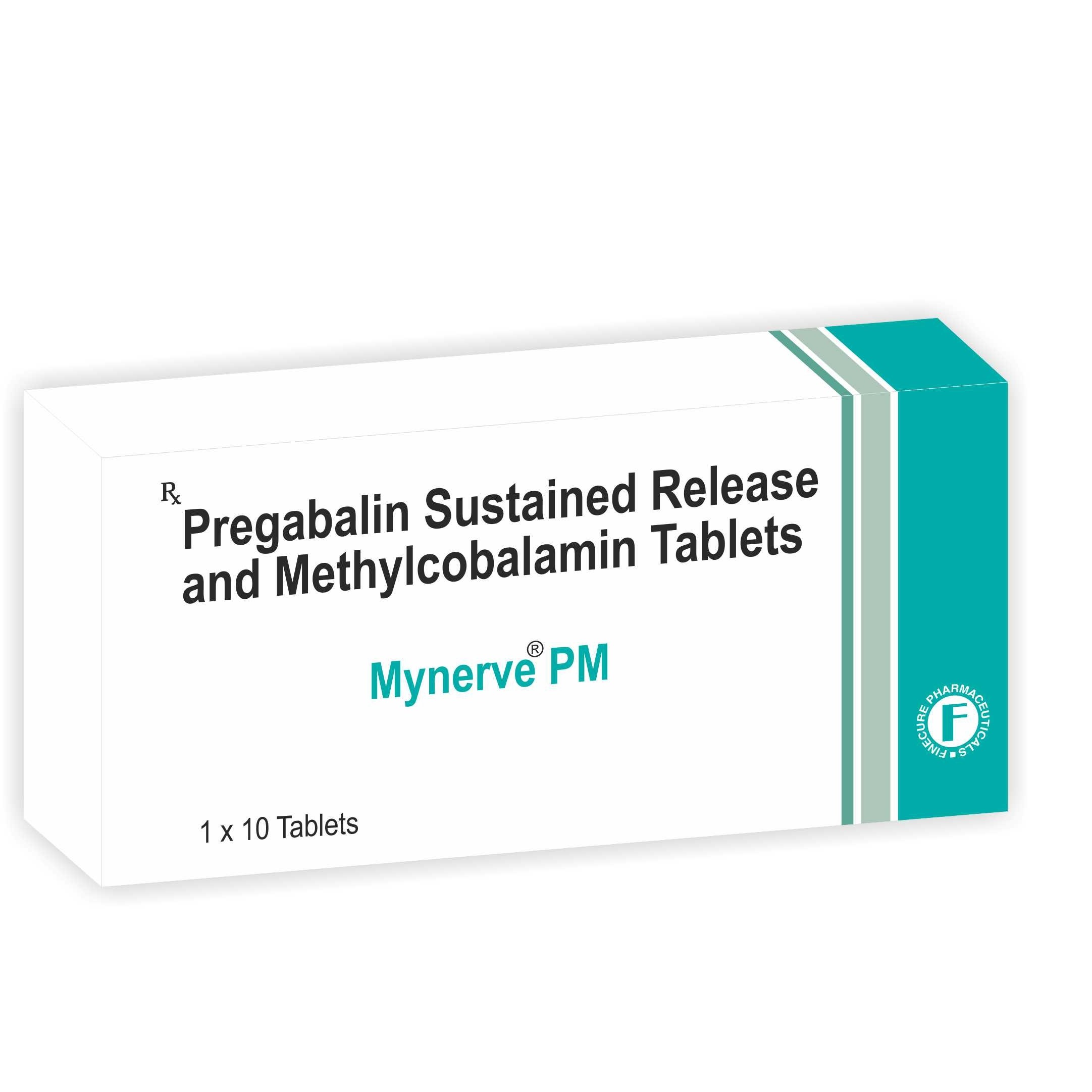 Pregabalin & Mecobalamin 75mg+1500mcg (Mynerve PM)