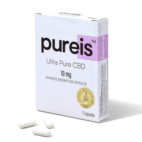 Advanced Absorption CBD Capsules, 10mg per day, 7 and 28 days
