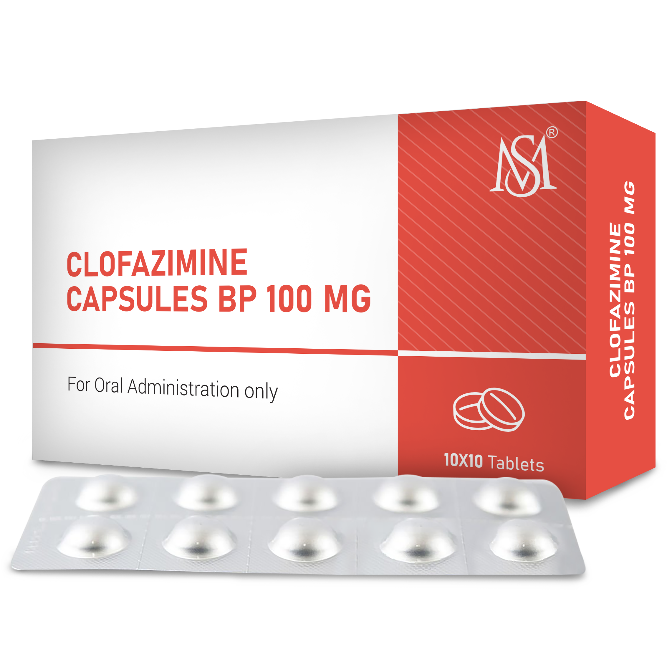 Clofazimine 100mg Capsules