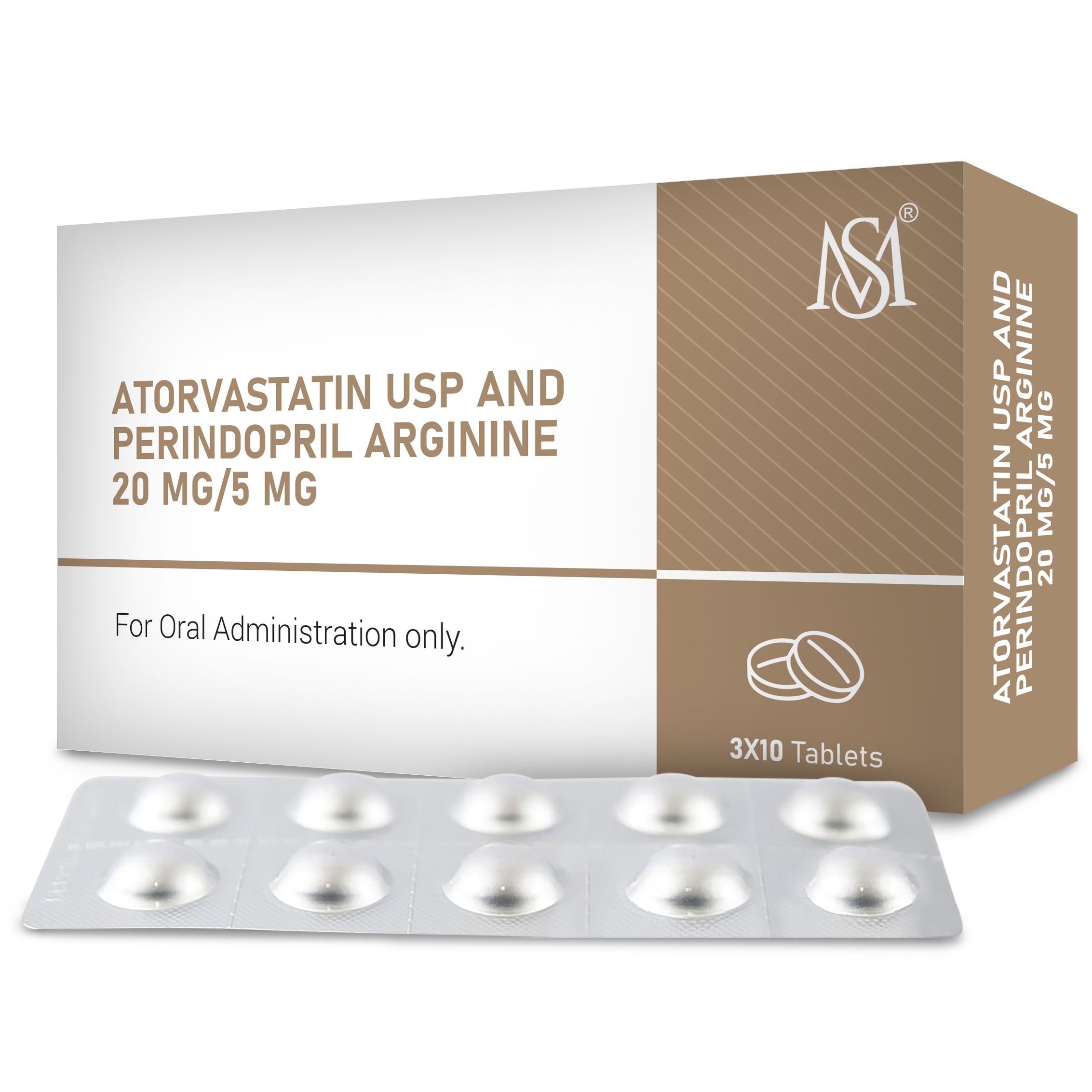 Atorvastatin 20 mg and Perindopril 5 mg Capsules