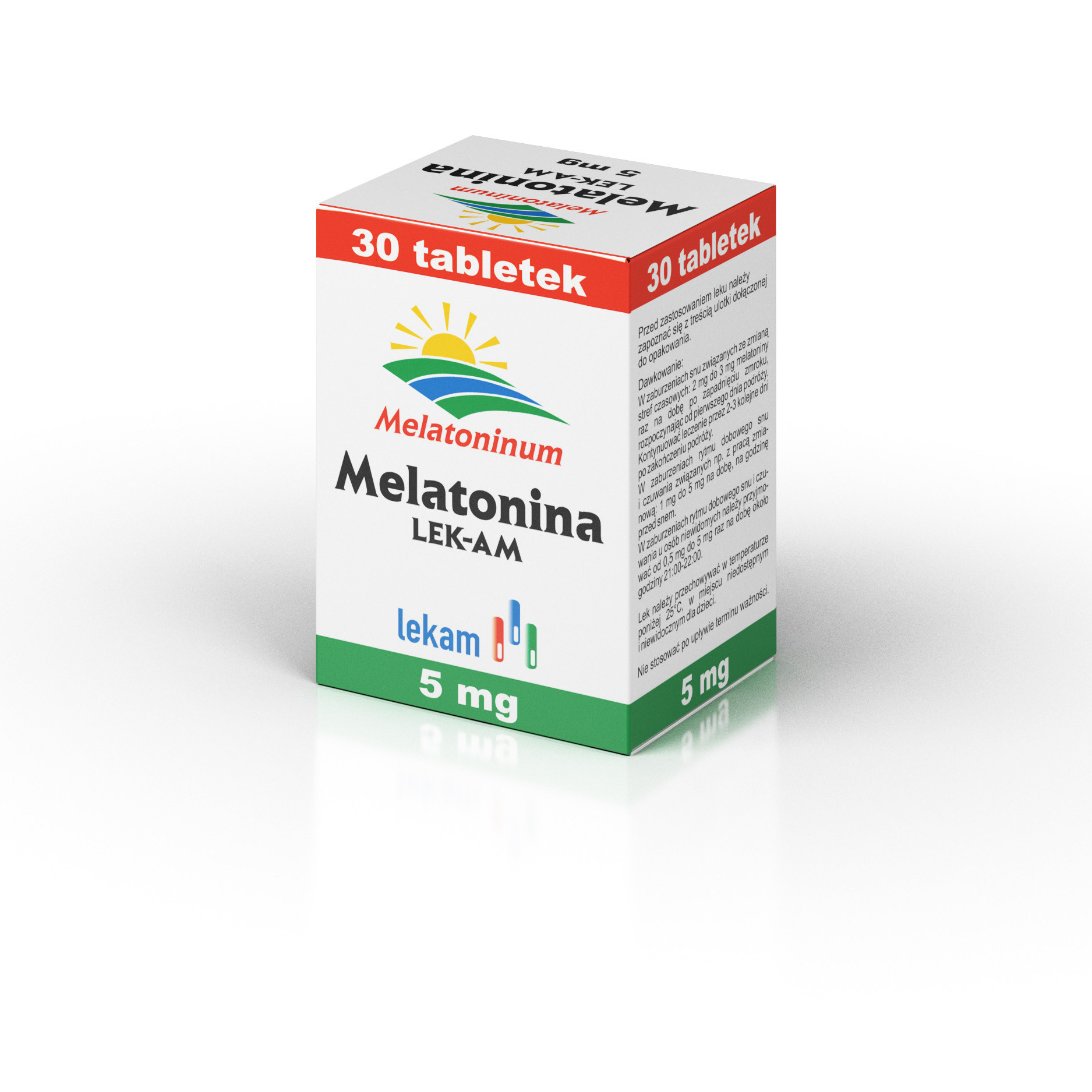 Melatonina LEK-AM 1 mg; 3 mg; 5 mg