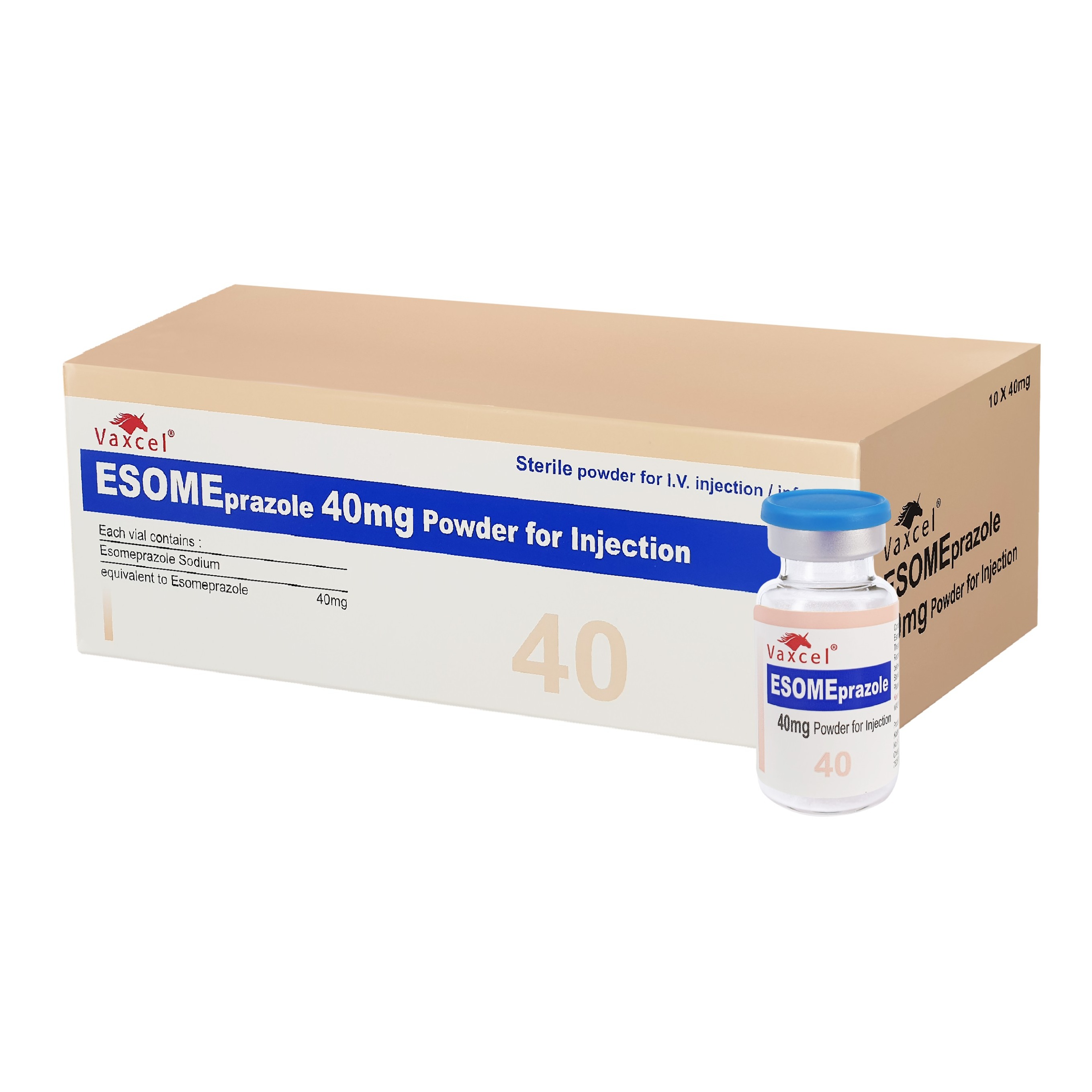 Vaxcel Esomeprazole 40mg Injection