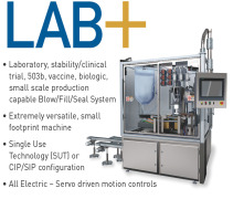 Biological product blow/fill/seal packaging machines