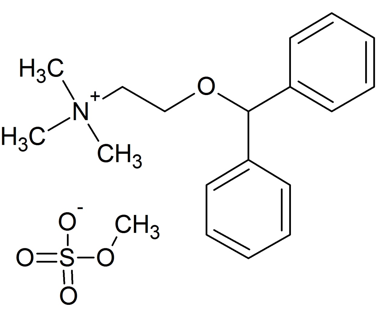 Diphenhydramine methyl sulfate