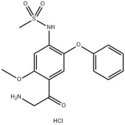 N-(4-(2-aminoacetyl)-5-methoxy-2-phenoxyphenyl)methanesulfonamide hydrochloride