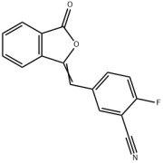 2-Fluoro-5-[(3-oxo-1(3H)-isobenzofuranylidene)methyl]-benzonitrile