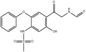 MethanesulfonaMide, N-[4-[2-(forMylaMino)acetyl]-5-hydroxy-2-phenoxyphenyl]-