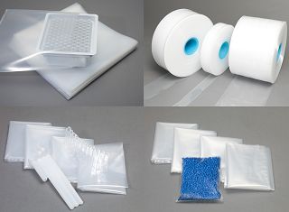 Cleanroom packaging materials - plastic bags / film / tubes - Reinraumverpackungen aus Kunststoff - Beutel, Säcke, Folien, Schlauch