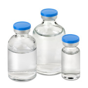 Pre-mixed IV solutions: vials and bottles