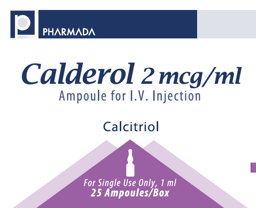 Calcitriol (CALDEROL) 2 MCG/ML SOLUTION FOR I.V. INJECTION
