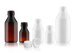 Medicinal Bottles (HDPE / PET) and closures. Also Monodose bottles