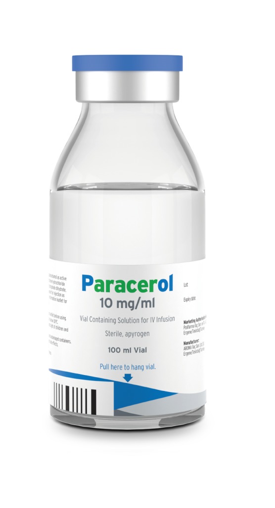 Paracerol Paracetamol I V 1000 Mg 100 Ml Polifarma Ilac San Ve Tic A S Cphi Online