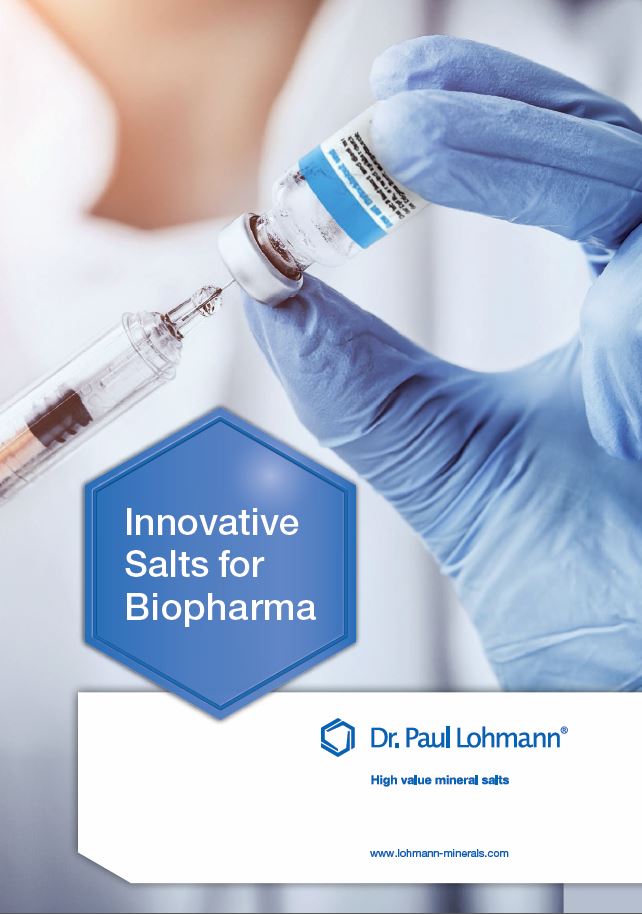 Innovative Salts for Biopharma