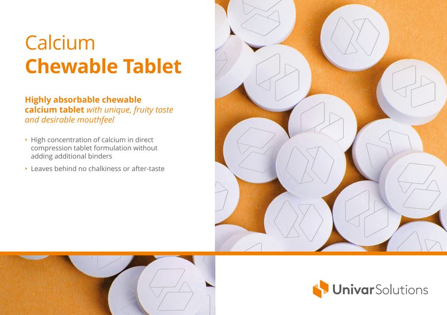 Formualtion Card - Calcium Chewable Tablet