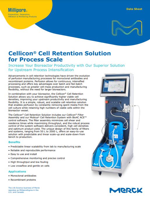 Cellicon® Cell Retention Solution for Process Scale