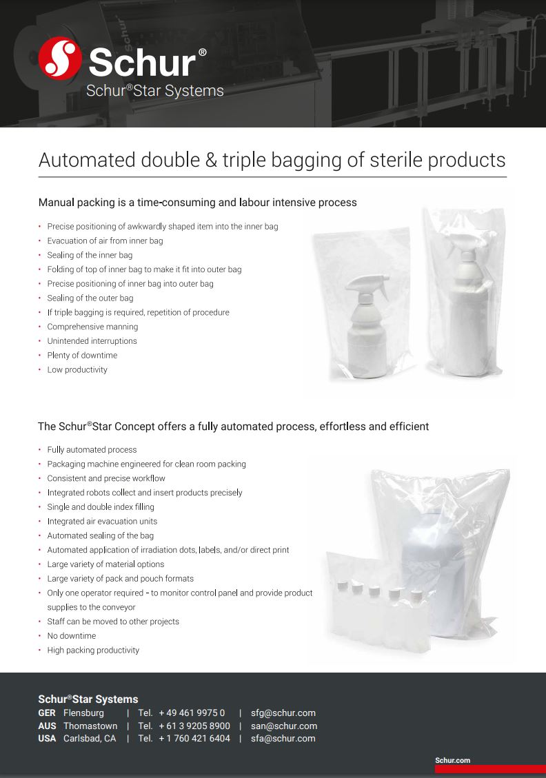 Schur®Star - Double & triple bagging technology