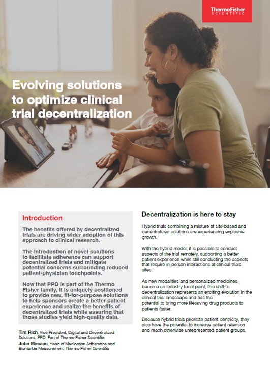 Evolving solutions to optimize clinical trial decentralization