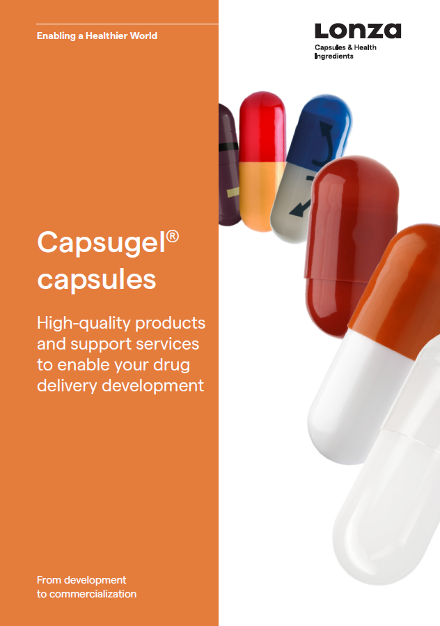 Capsugel®️ Pharmaceutical capsule portfolio