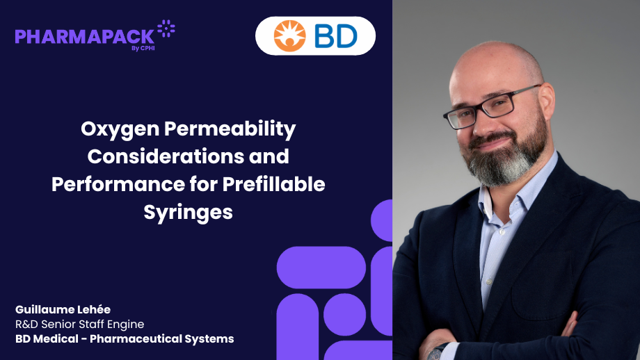 Oxygen Permeability Considerations and Performance for Prefillable Syringes