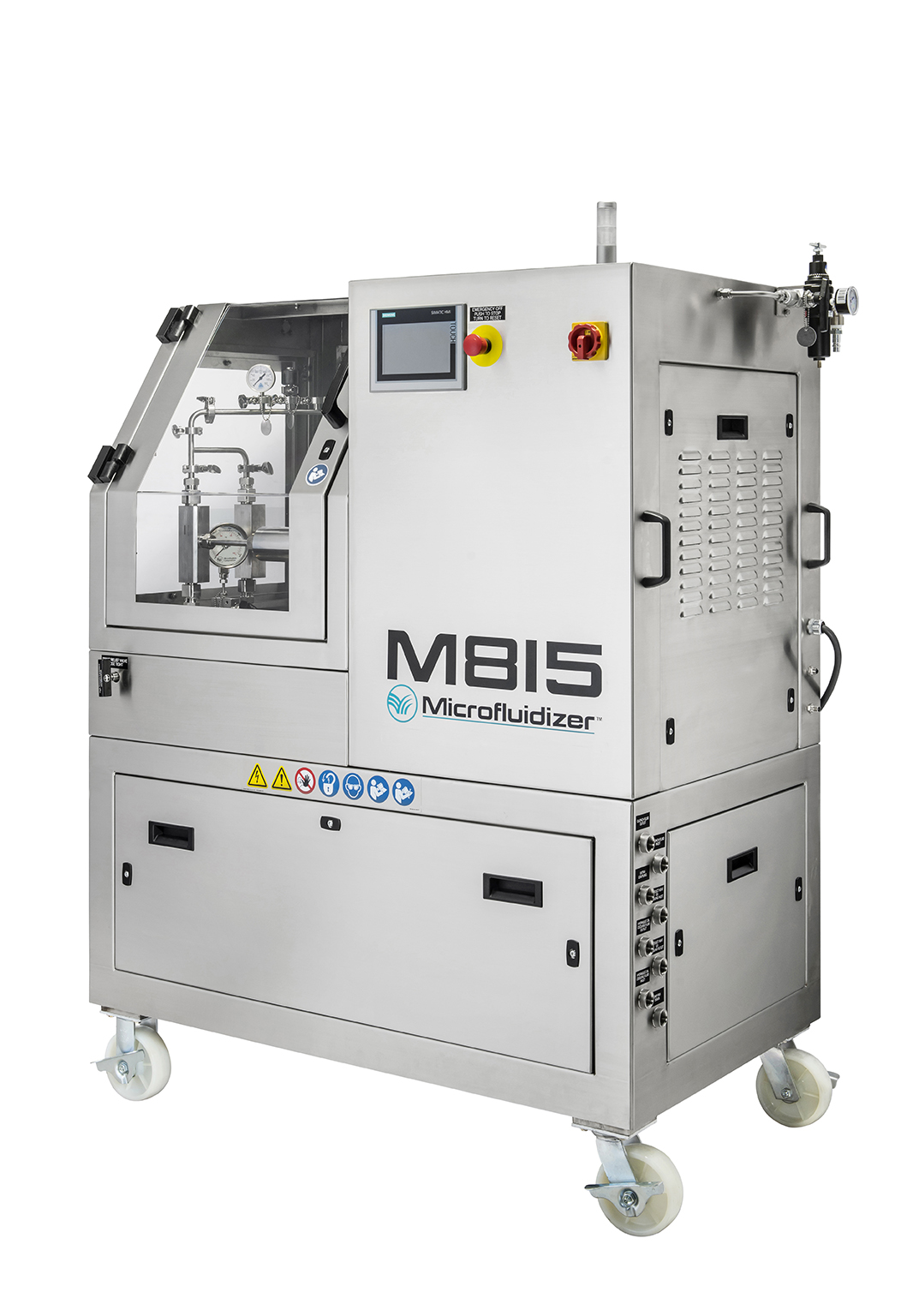 M815 Microfluidizer® Pilot-Scale Biopharma Processor Series