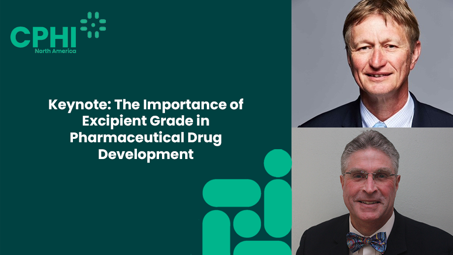 Keynote: The Importance of Excipient Grade in Pharmaceutical Drug Development