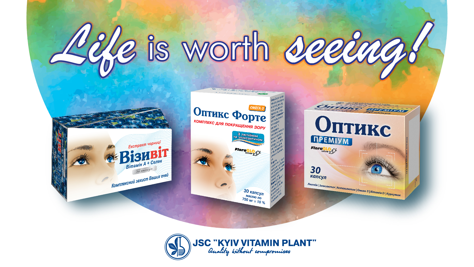 Ophtalmic Health Supplements (Visivit, Optix Forte and Premium)