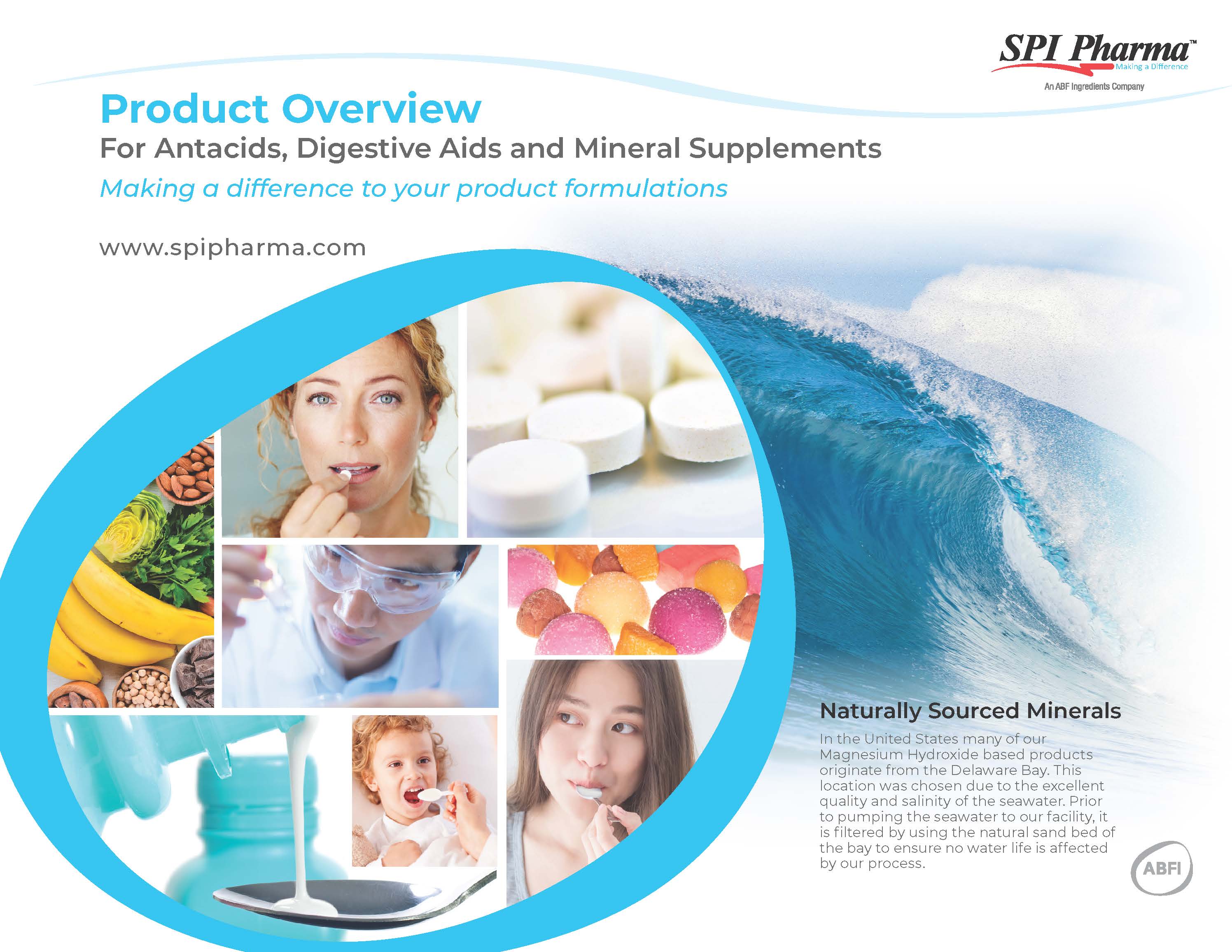 Product Overview For Antacids, Digestive Aids and Mineral Supplements