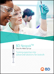 Brochure BD Neopak™ Glass Prefillable Syringe For Biotech - Turning expertise into advanced solutions for biotech