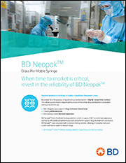 Brochure BD Neopak™ Glass Prefillable Syringe For Biotech (Biosimilars)