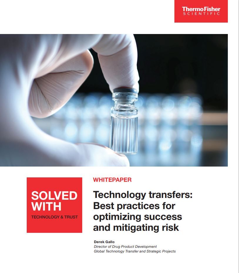 Technology transfers: Best practices for optimizing success and mitigating risk