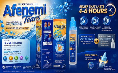 AFENEMI TEARS – Advanced Hyaluronic Acid Eye Drops