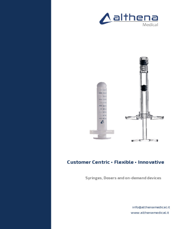Althena Medical - Drug Delivery Devices On-Demand