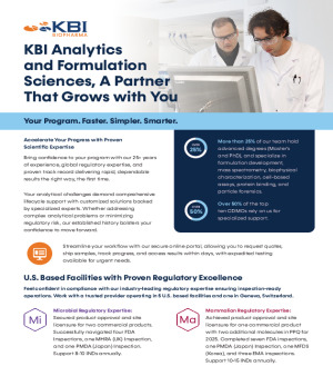 Analytics and Formulation Sciences, A Partner That Grows with You